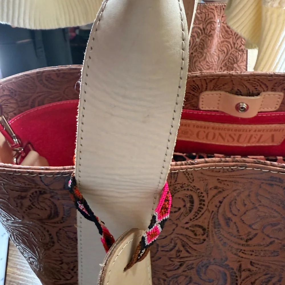 Consuela tote tooled